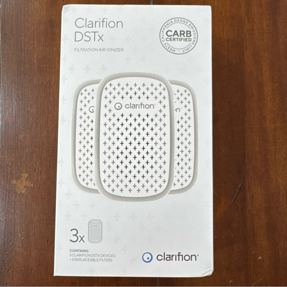 Clarifion DSTx Filtration Air Ionizer - White, 3-Pack